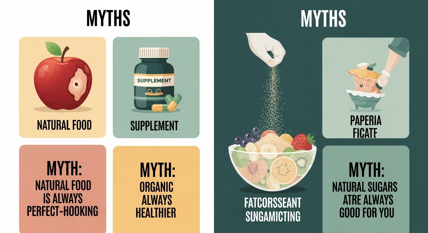 Whole foods like fruits, vegetables, and grains