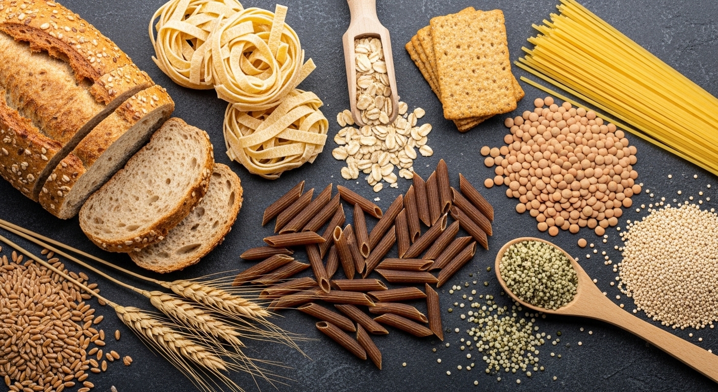 Whole foods like fruits, vegetables, and grains