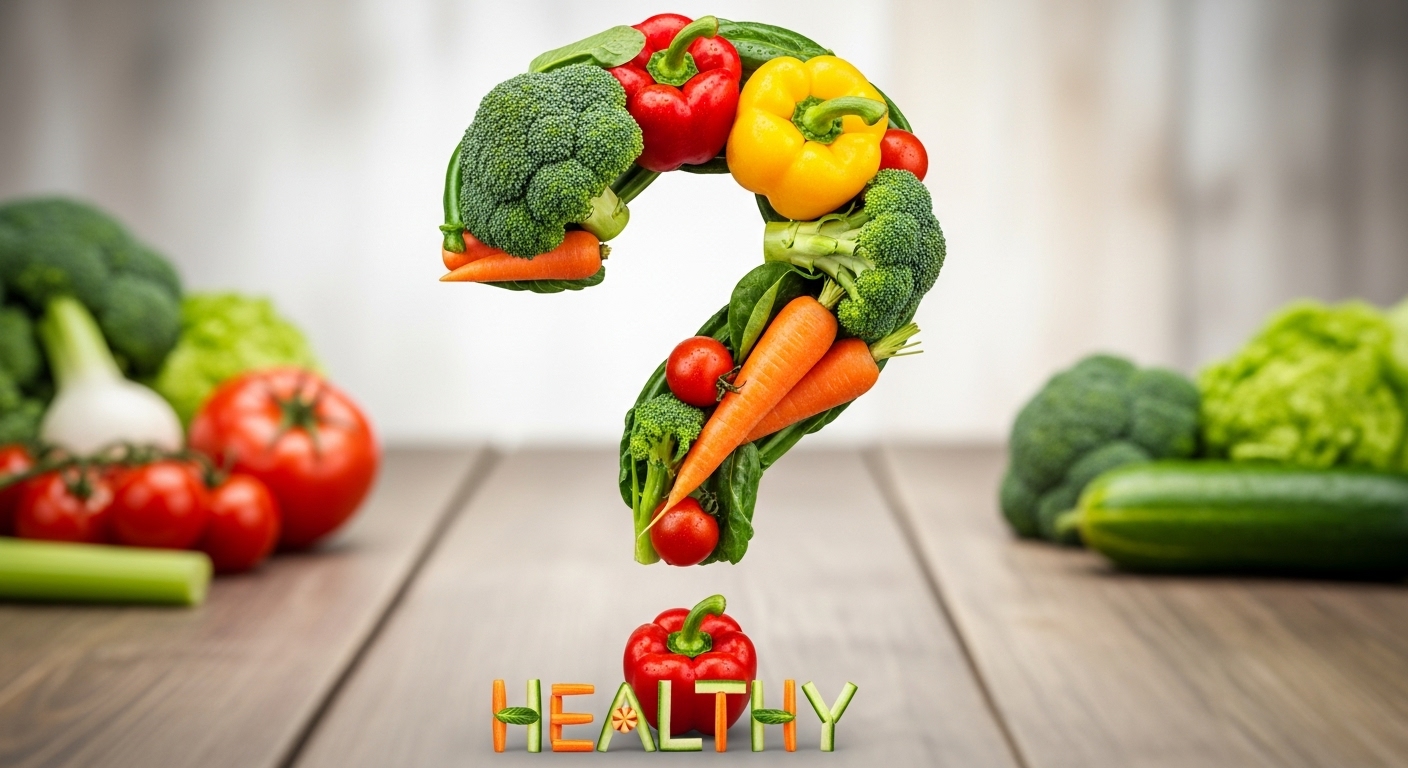 Healthy vegetables for a balanced diet