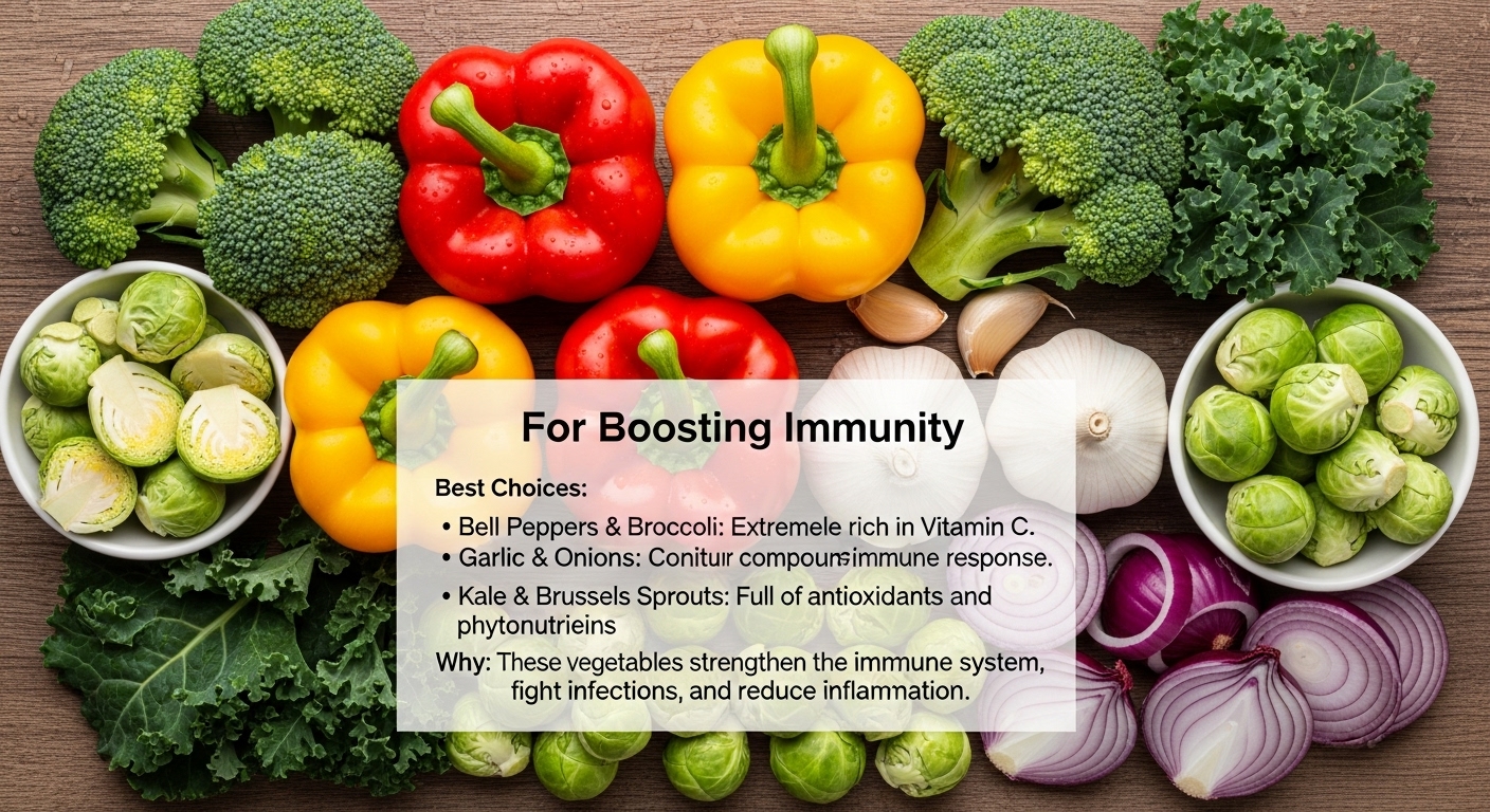 Bell peppers and garlic for immunity boost