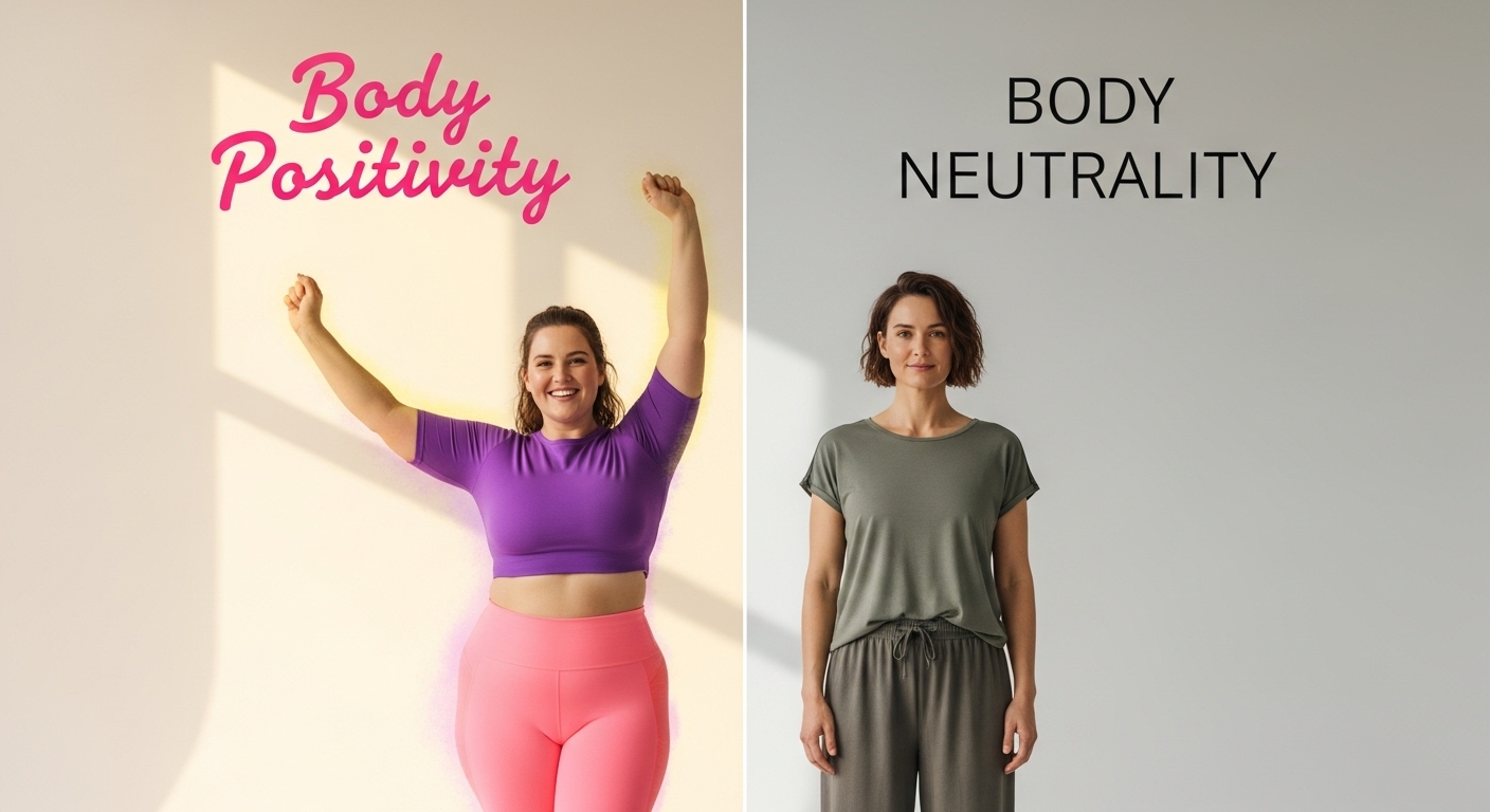 Confident person embracing their body