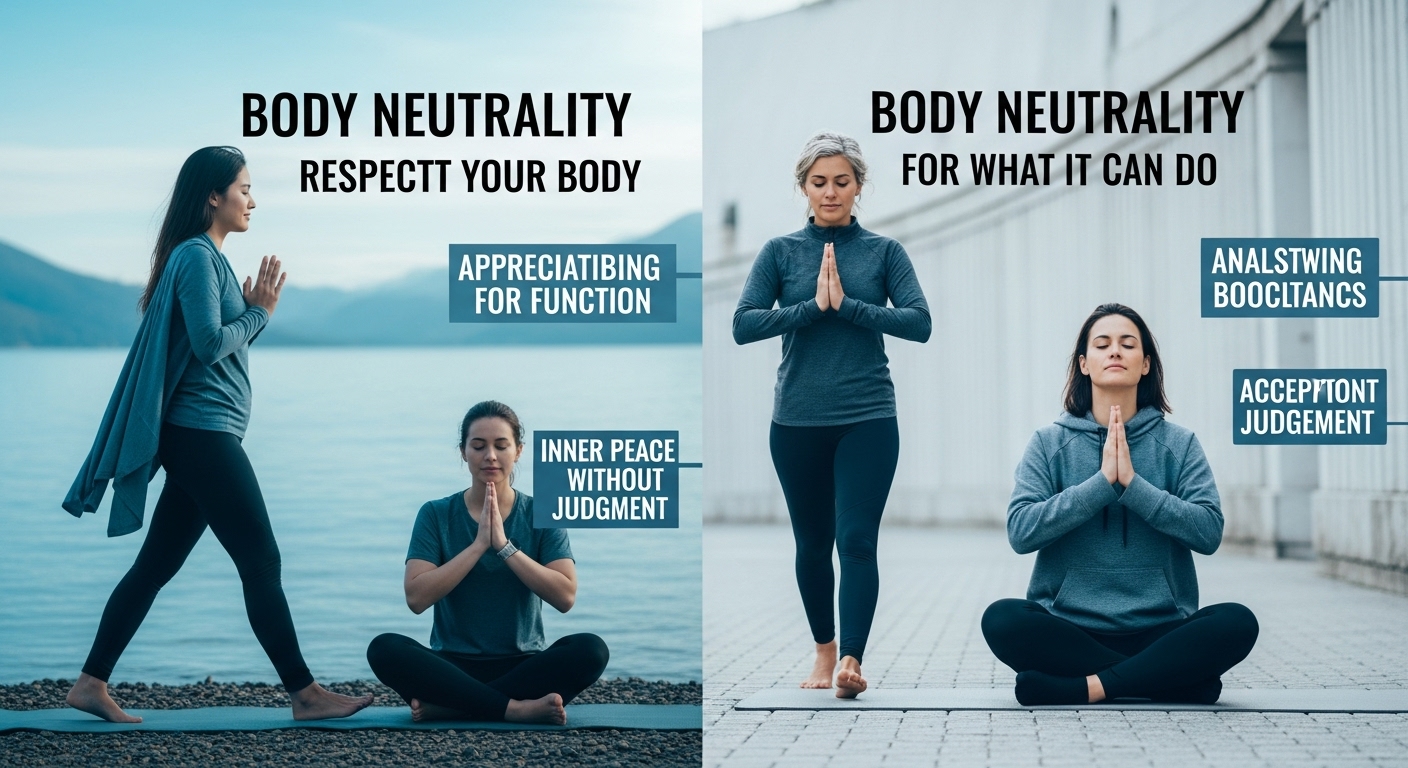 Confident person embracing their body