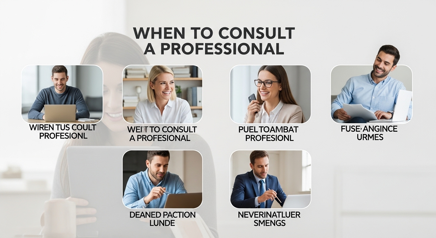 Consulting a nutrition professional