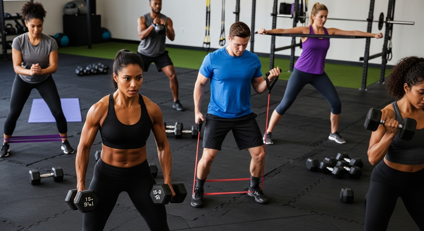 Weights and resistance bands