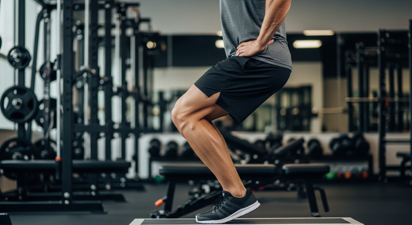Calf raises exercise
